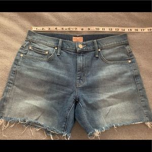 Mother Denim The Dropout Cut Off Shorts 25